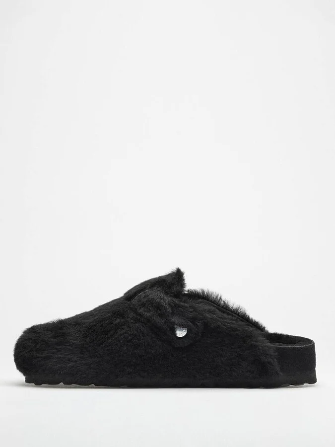 Birkenstock Shearling Boston Clogs Shoes - Image 3