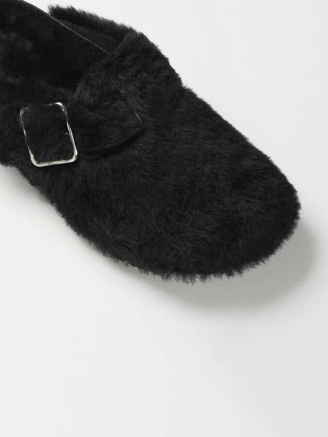 Birkenstock Shearling Boston Clogs Shoes - Image 4
