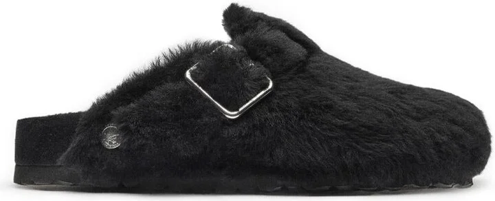 Birkenstock Shearling Boston Clogs Shoes