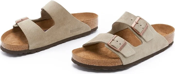 Birkenstock Soft Arizona Suede Sandals