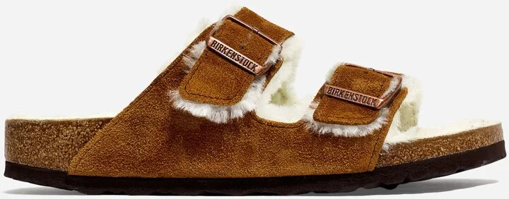Birkenstock® Suede Arizona Sandals in Shearling