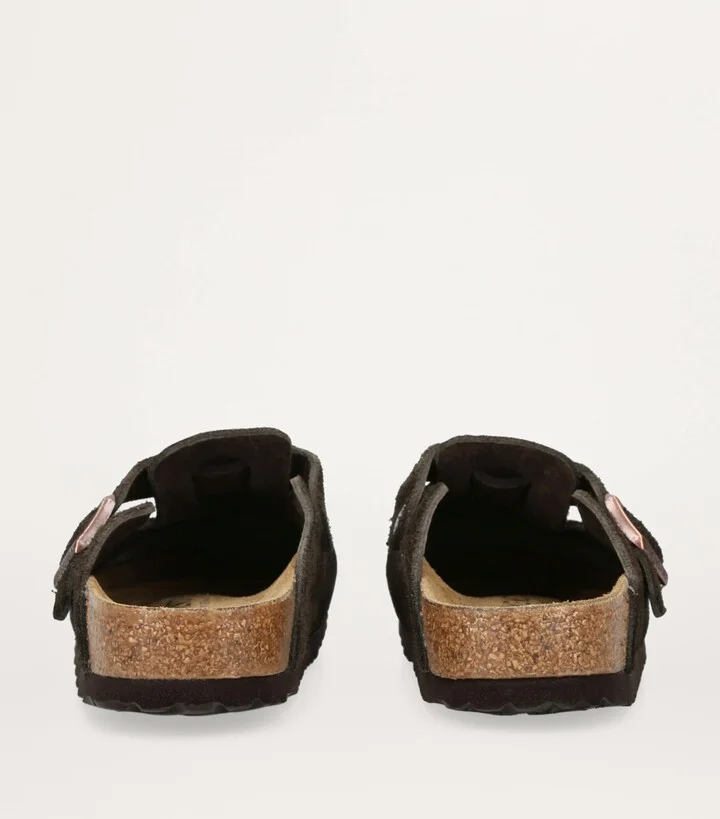 Birkenstock Suede Boston Clogs - Image 2