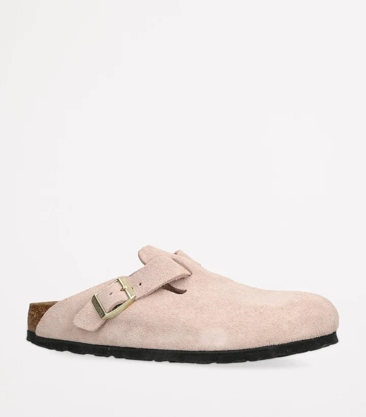 Birkenstock Suede Boston Clogs - Image 3