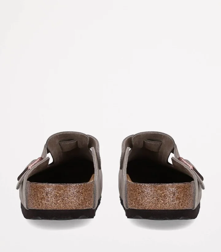 Birkenstock Suede Boston Clogs - Image 3