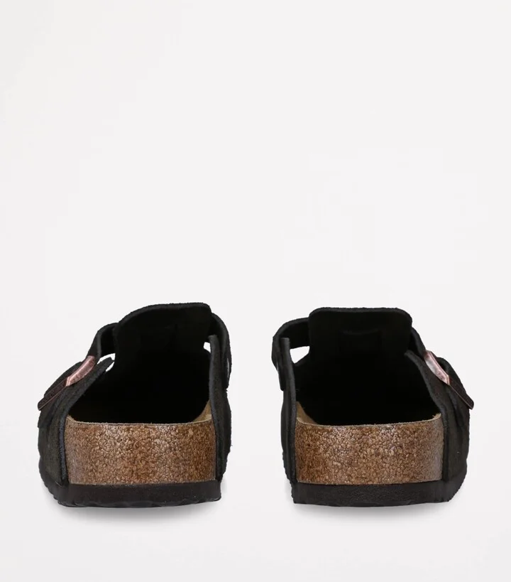 Birkenstock Suede Boston Clogs - Image 3