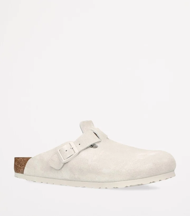 Birkenstock Suede Boston Clogs - Image 3