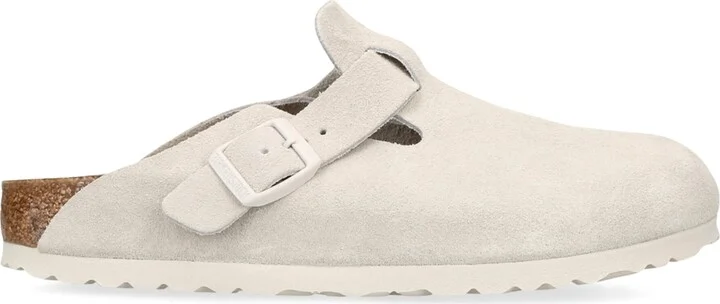 Birkenstock Suede Boston Clogs