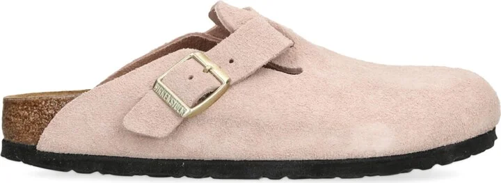 Birkenstock Suede Boston Clogs
