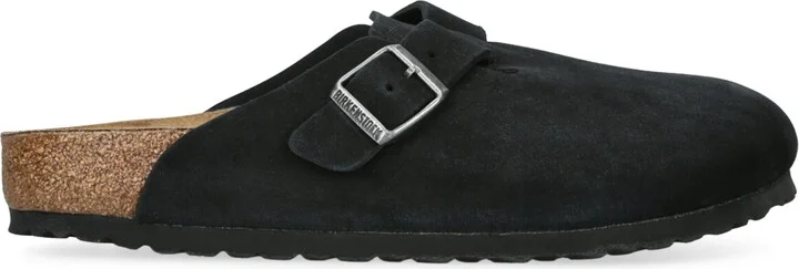 Birkenstock Suede Boston Clogs