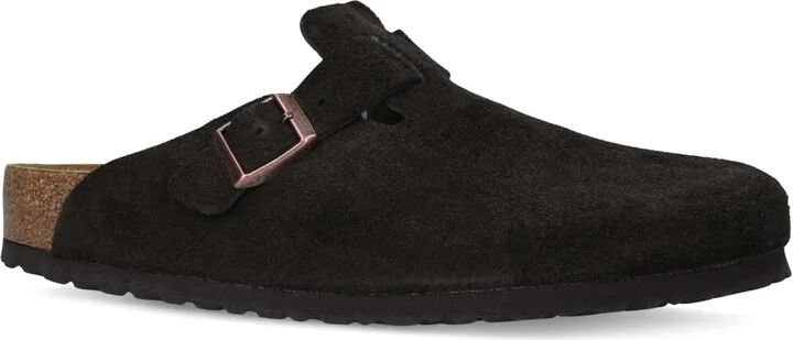 Birkenstock Suede Boston Clogs