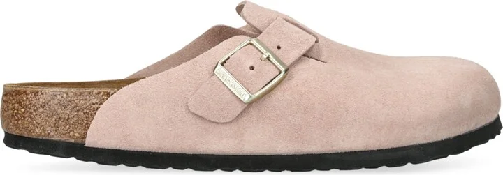Birkenstock Suede Boston Clogs