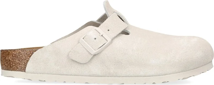 Birkenstock Suede Boston Clogs