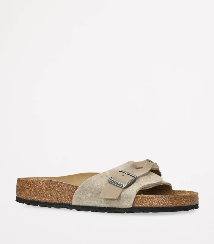 Birkenstock Suede Oita Braided Sandals - Image 3