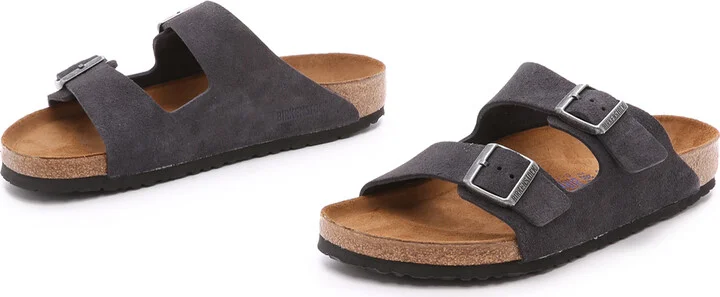 Birkenstock Suede Soft Footbed Arizona Sandal - Image 6