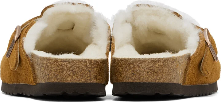 Birkenstock Tan Narrow Boston Loafers - Image 2