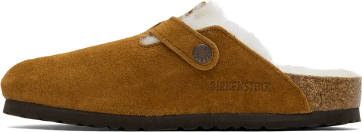 Birkenstock Tan Narrow Boston Loafers - Image 3