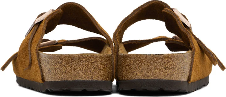 Birkenstock Tan Regular Arizona Soft Footbed Sandals - Image 2