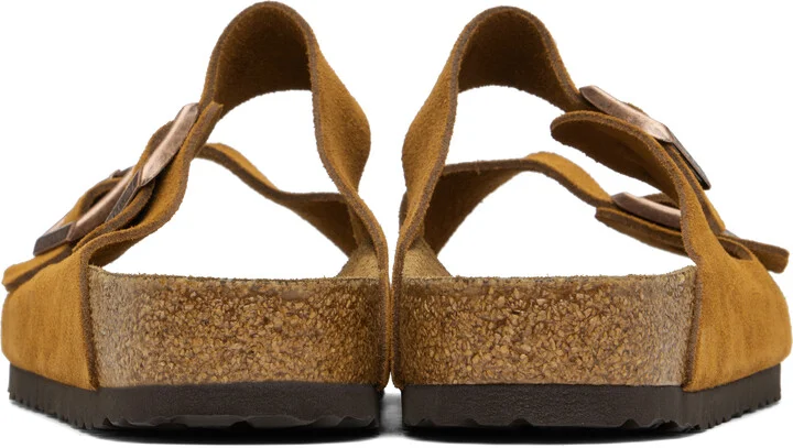 Birkenstock Tan Regular Arizona Soft Footbed Sandals - Image 2