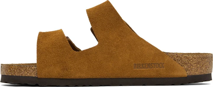 Birkenstock Tan Regular Arizona Soft Footbed Sandals - Image 3