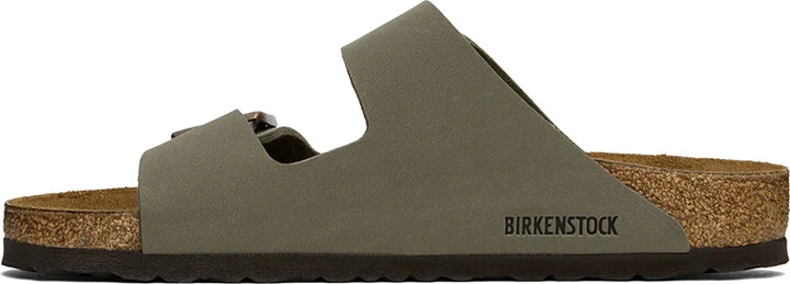 Birkenstock Taupe Arizona Sandals - Image 3