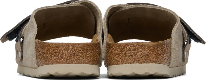 Birkenstock Taupe Narrow Kyoto Sandals - Image 2