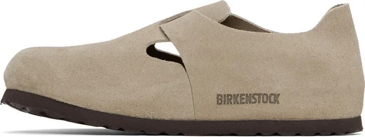 Birkenstock Taupe Narrow London Loafers - Image 3