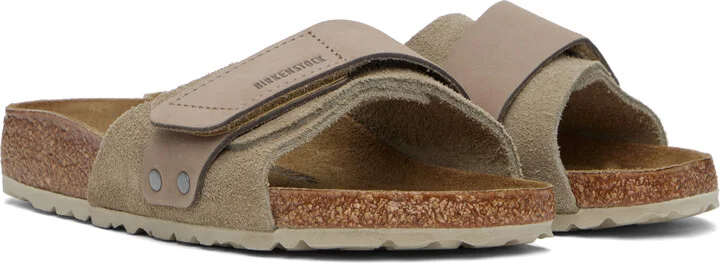 Birkenstock Taupe Narrow Oita Sandals - Image 4