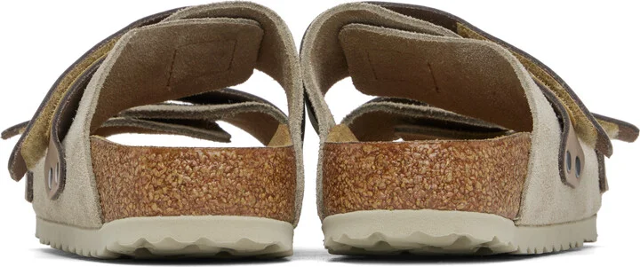 Birkenstock Taupe Narrow Uji Sandals - Image 2