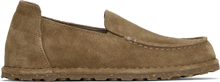 Birkenstock Taupe Narrow Utti Loafers