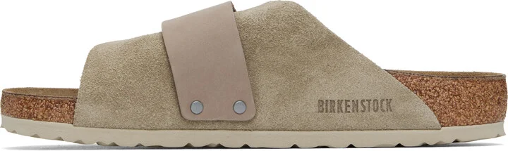 Birkenstock Taupe Regular Kyoto Sandals - Image 3