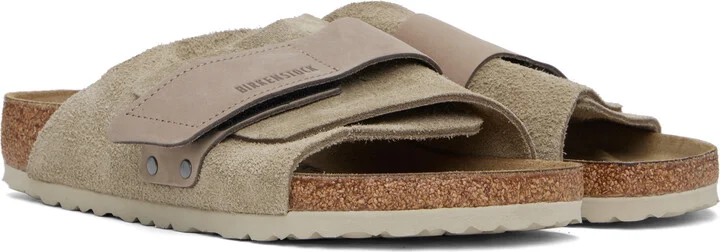 Birkenstock Taupe Regular Kyoto Sandals - Image 4