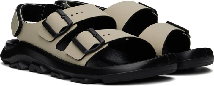 Birkenstock Taupe Regular Mogami Terra Sandals - Image 4