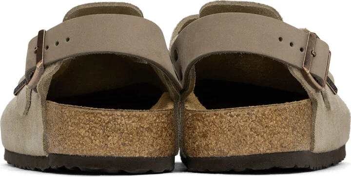 Birkenstock Taupe Regular Tokio II Loafers - Image 2