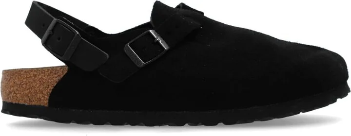 Birkenstock Tokio Black, Suede Leather Shoes