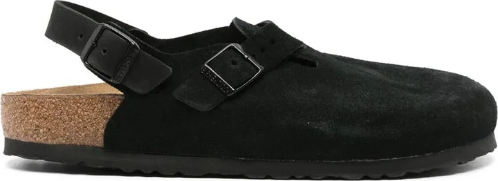Birkenstock Tokio Black, Suede Leather Shoes