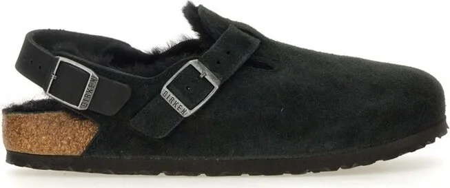 Birkenstock Tokio Buckle Detailed Slip-On Slippers