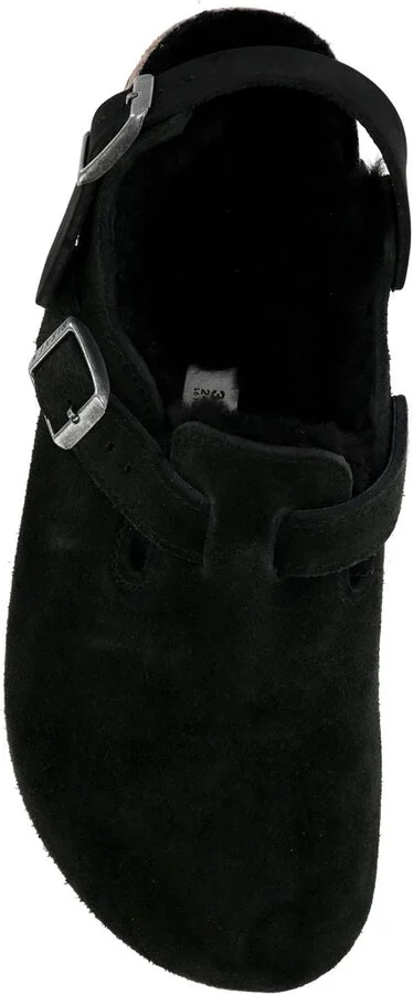 Birkenstock Tokio Leather And Fur Slippers - Image 11
