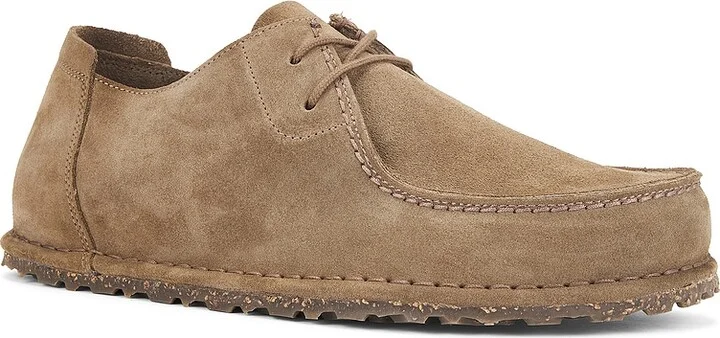 BIRKENSTOCK Utti Lace Up Deep Blue in Taupe - Image 2