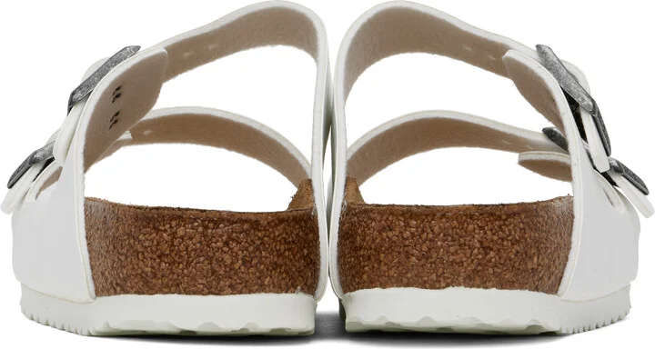 Birkenstock White Regular Arizona Sandals - Image 2