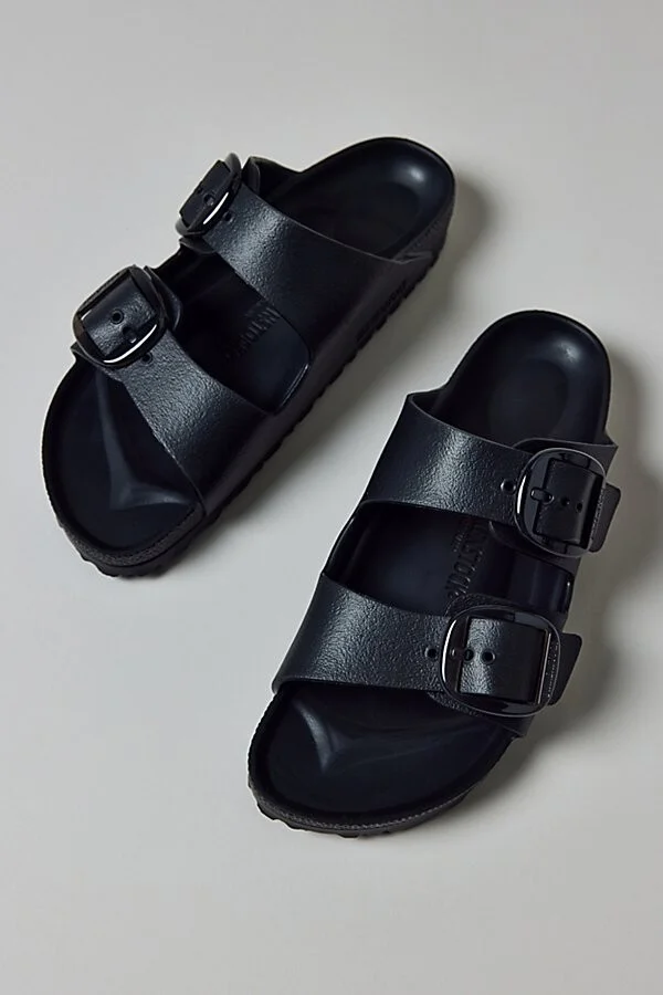 Birkenstock Women's Arizona Big Buckle EVA Sandal in Black - Image 2