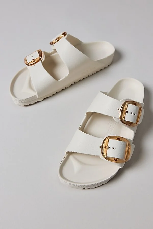 Birkenstock Women's Arizona Big Buckle EVA Sandal in Black - Image 5