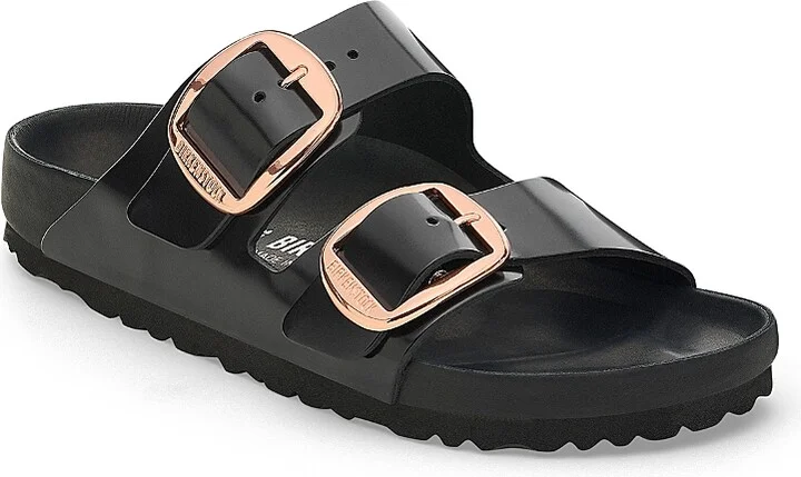 Birkenstock Women's Arizona Big Buckle High Shine Exquisite Leather Sandals