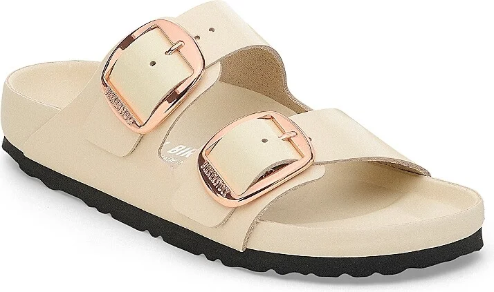 Birkenstock Women's Arizona Big Buckle High Shine Exquisite Leather Sandals