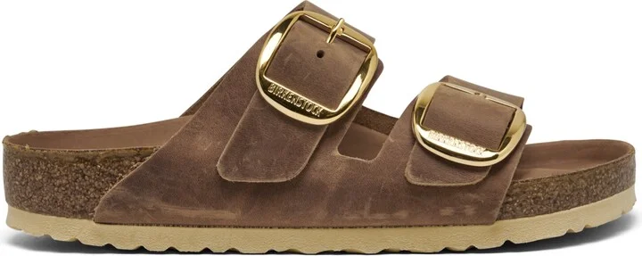 Birkenstock Women's Arizona Big Buckle Oiled Leather Sandals from Finish Line - Image 7