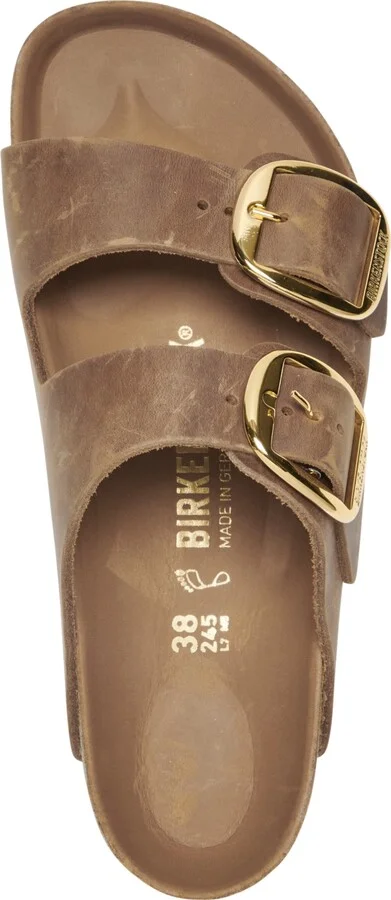 Birkenstock Women's Arizona Big Buckle Oiled Leather Sandals from Finish Line - Image 10