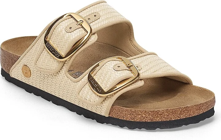 Birkenstock Women's Arizona Big Buckle Raffia Sandals