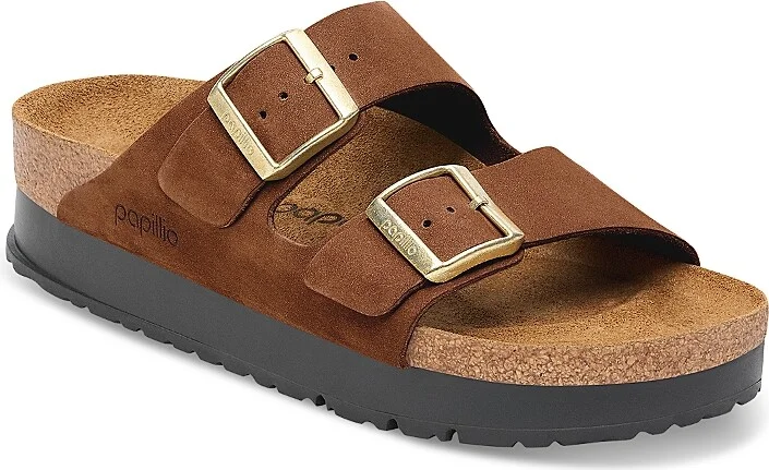 Birkenstock Women's Arizona Buckled Platform Sandals