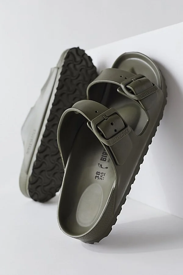 Birkenstock Women's Arizona EVA Sandal in Khaki - Image 2