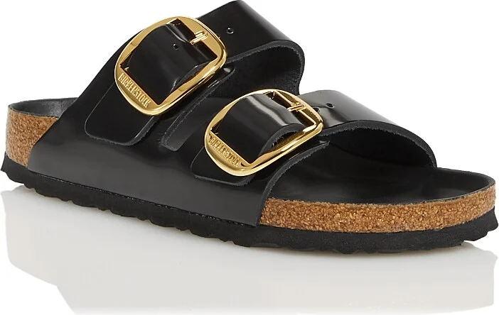 Birkenstock Women's Arizona High Shine Big Buckle Slide Sandals