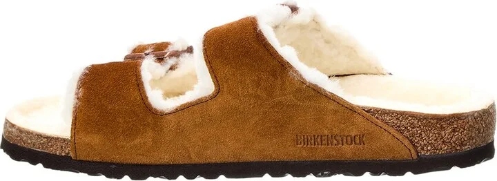 Birkenstock Women's Arizona Shearling Narrow Sandal - Image 2